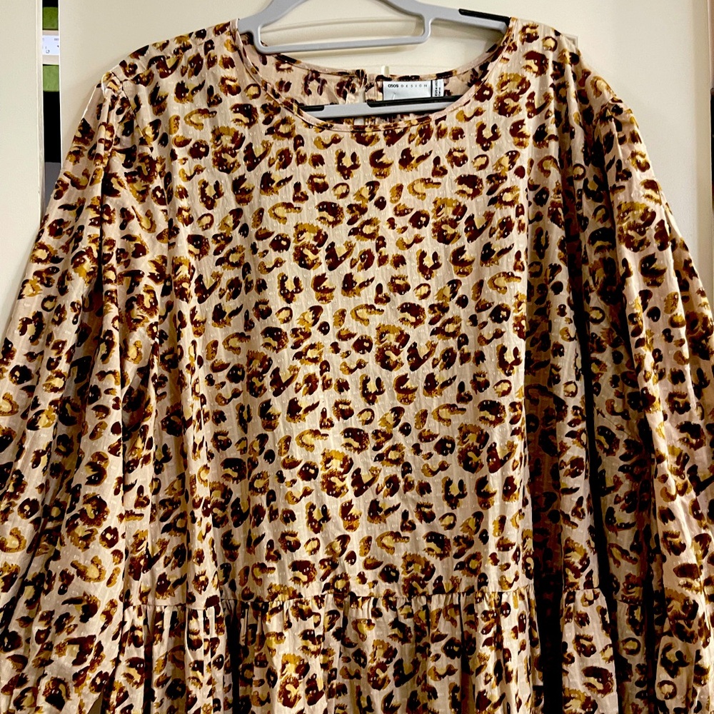ASOS Cheetah Maxi Dress. Never worn.